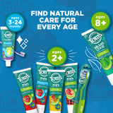 Tom’s of Maine Watermelon Wiggle Kids Toothpaste with Fluoride for Daily Cavity Protection Care