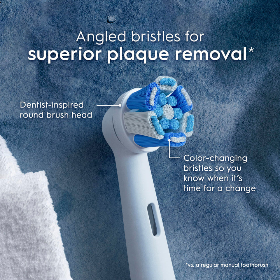 Oral-B iO Series Ultimate Clean Replacement Brush Heads 2 Count White Electric Toothbrush