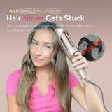 TYMO CurlPro Plus Ceramic Automatic Hair Curler with Anti-Scald Design for Long Hair Women Gold