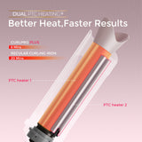 TYMO CurlPro Plus Ceramic Automatic Hair Curler with Anti-Scald Design for Long Hair Women Gold