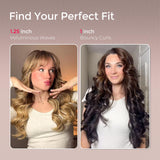 TYMO CurlPro Plus Ceramic Automatic Hair Curler with Anti-Scald Design for Long Hair Women Gold