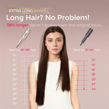 TYMO CurlPro Plus Ceramic Automatic Hair Curler with Anti-Scald Design for Long Hair Women Gold