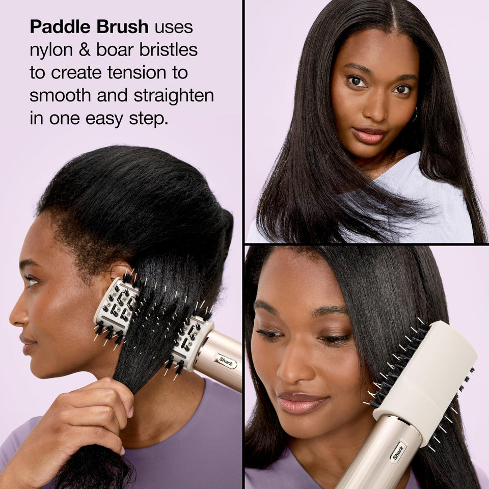 Shark FlexStyle Air Multi-Styler Drying System Hair Dryer Brush with Coanda Auto-Wrap Curlers Stone HD430