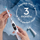 Oral-B iO Series Ultimate Clean Replacement Brush Heads 2 Count White Electric Toothbrush