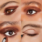Wonderskin 1440 Longwear Eyeliner Pencil Deep Black Waterproof Formula for Lasting Eye Makeup