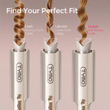 TYMO CurlPro Plus Ceramic Automatic Hair Curler with Anti-Scald Design for Long Hair Women Gold