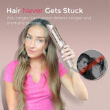 TYMO CurlPro Plus Ceramic Automatic Hair Curler with Anti-Scald Design for Long Hair Women Gold