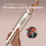 TYMO CurlPro Plus Ceramic Automatic Hair Curler with Anti-Scald Design for Long Hair Women Gold