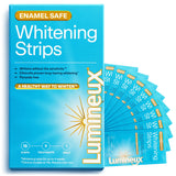 Lumineux Teeth Whitening Strips Kit Peroxide Free Formula for Whiter Teeth and Enamel Protection