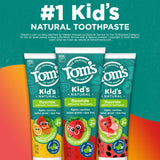 Tom’s of Maine Watermelon Wiggle Kids Toothpaste with Fluoride for Daily Cavity Protection Care