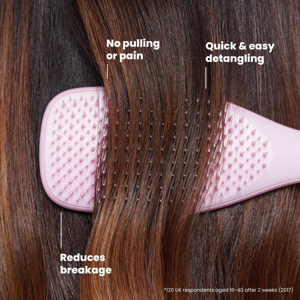 Tangle Teezer Ultimate Detangler Brush Wet Dry Hair Reduces Breakage Millennial Pink