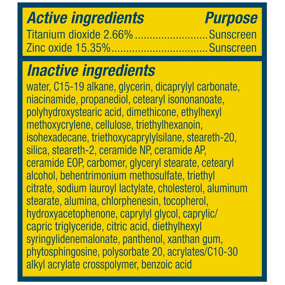 CeraVe Invisible Mineral Sunscreen SPF 50 with Zinc Oxide & Titanium Dioxide Face Sunscreen 1.62 Oz
